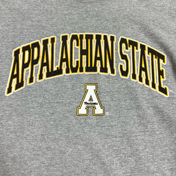 Appalachian state university mountaineers long sleeved size small gray t shirt - Picture 3 of 4